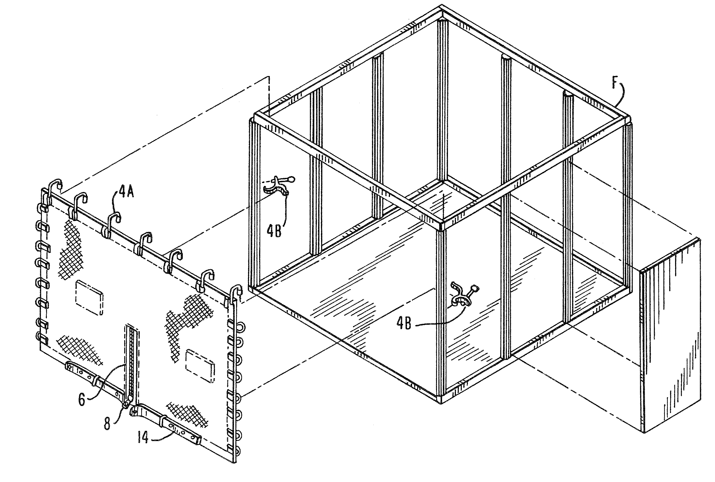 Securable cover apparatus for trade show booths