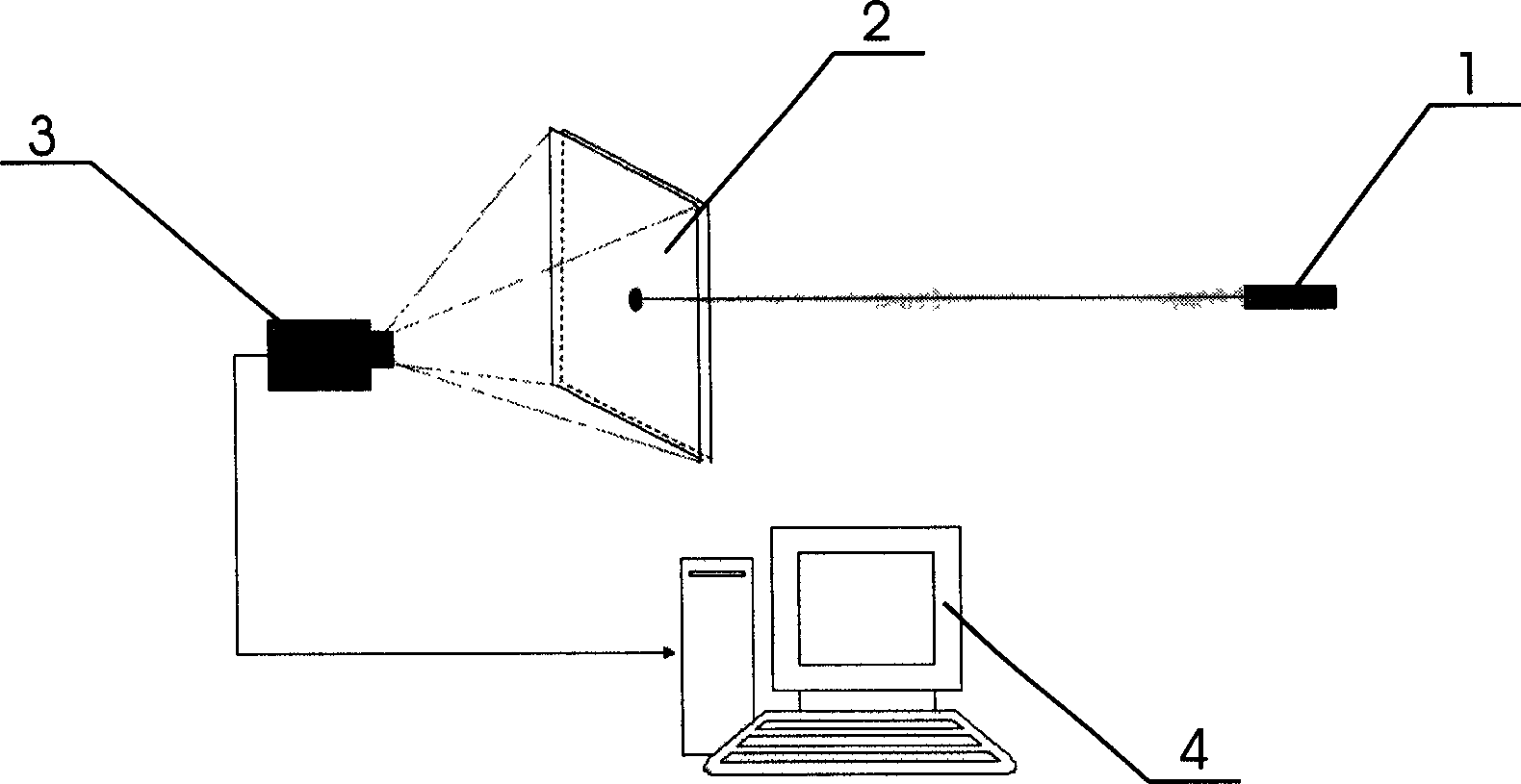 Apparatus and method for detecting and monitoring displacement/deflection