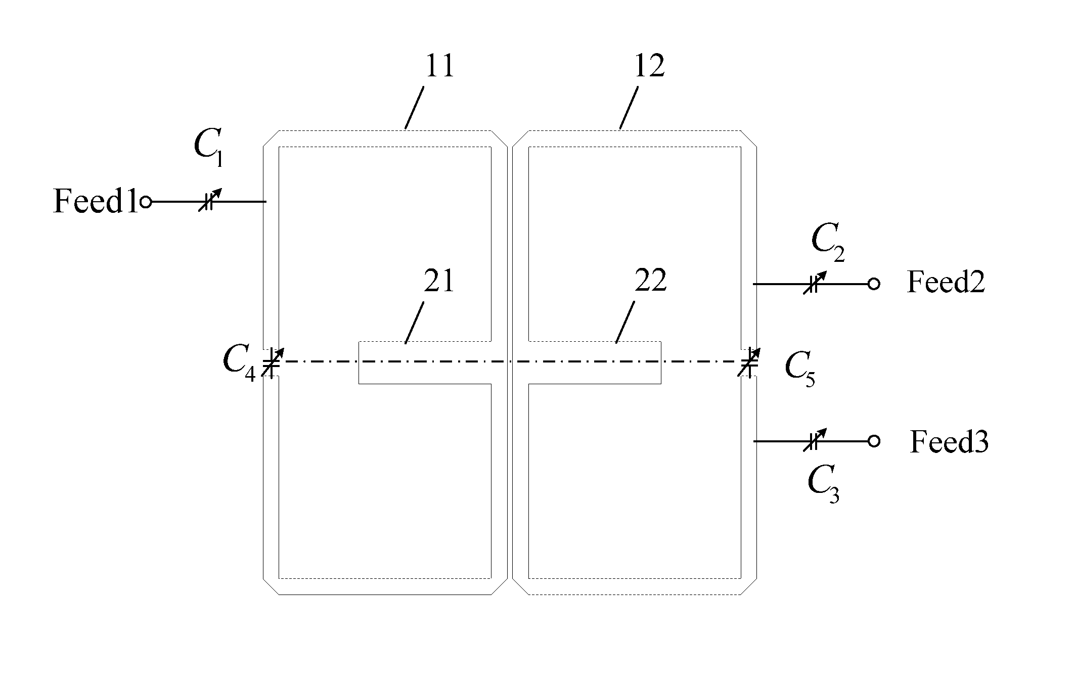 Microwave frequency tunable filtering balun