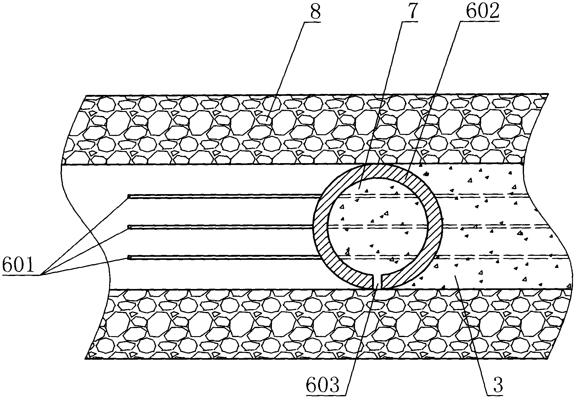 Lattice pile foundation and construction method thereof