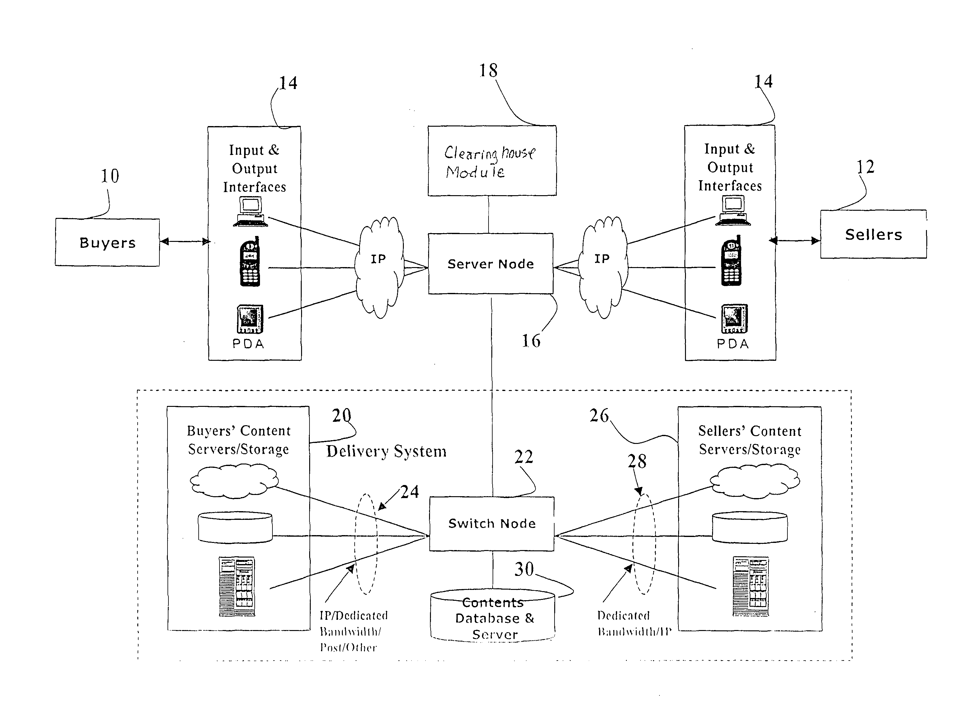 Method and system for facilitating trading of media space