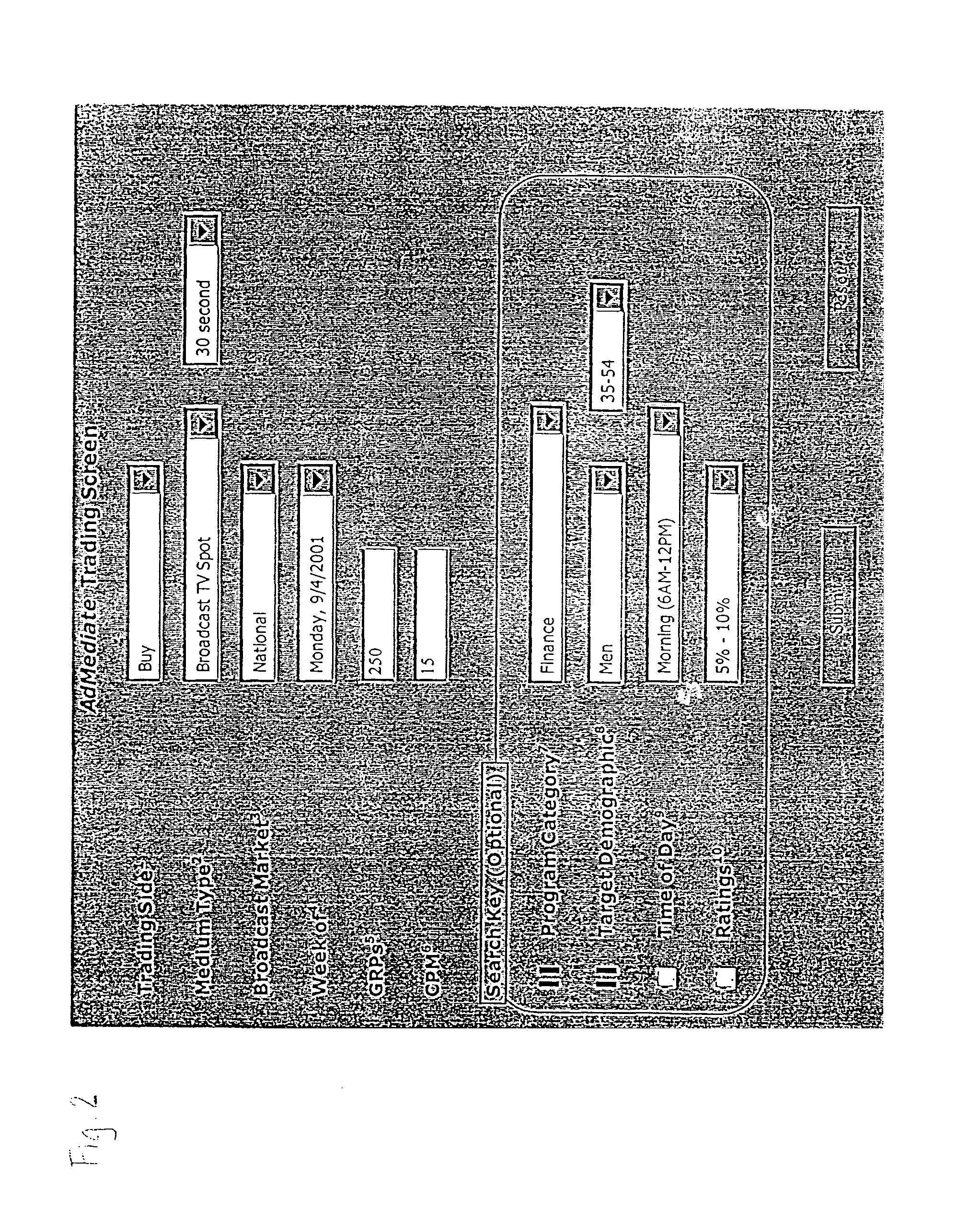 Method and system for facilitating trading of media space