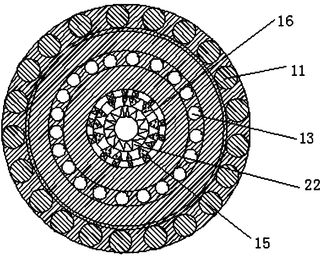 Cylindrical magnetic bracket-type permanent magnet governor