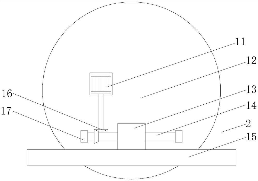 A measuring and calibrating device for processing aluminum profiles