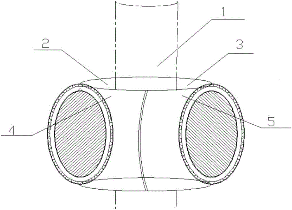 Self-floating collision prevention device based on composite materials