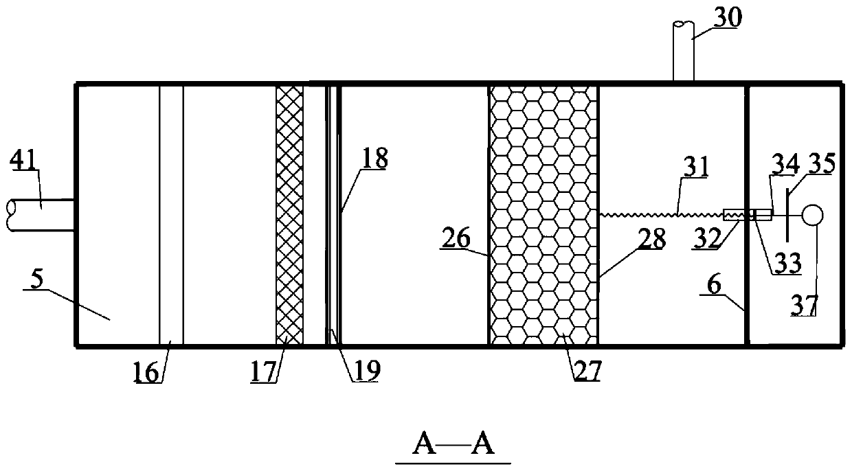 Classified intercepting rainwater opening device with pretreatment function