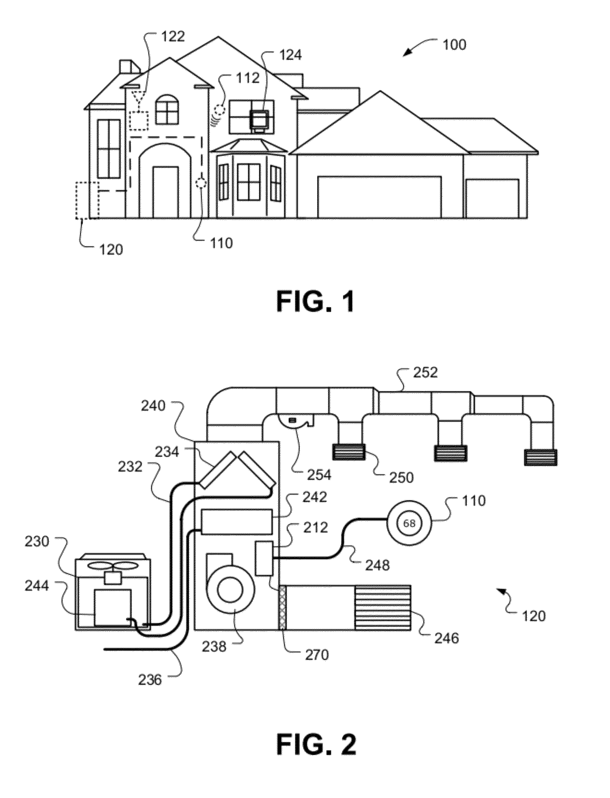 Power-preserving communications architecture with long-polling persistent cloud channel for wireless network-connected thermostat