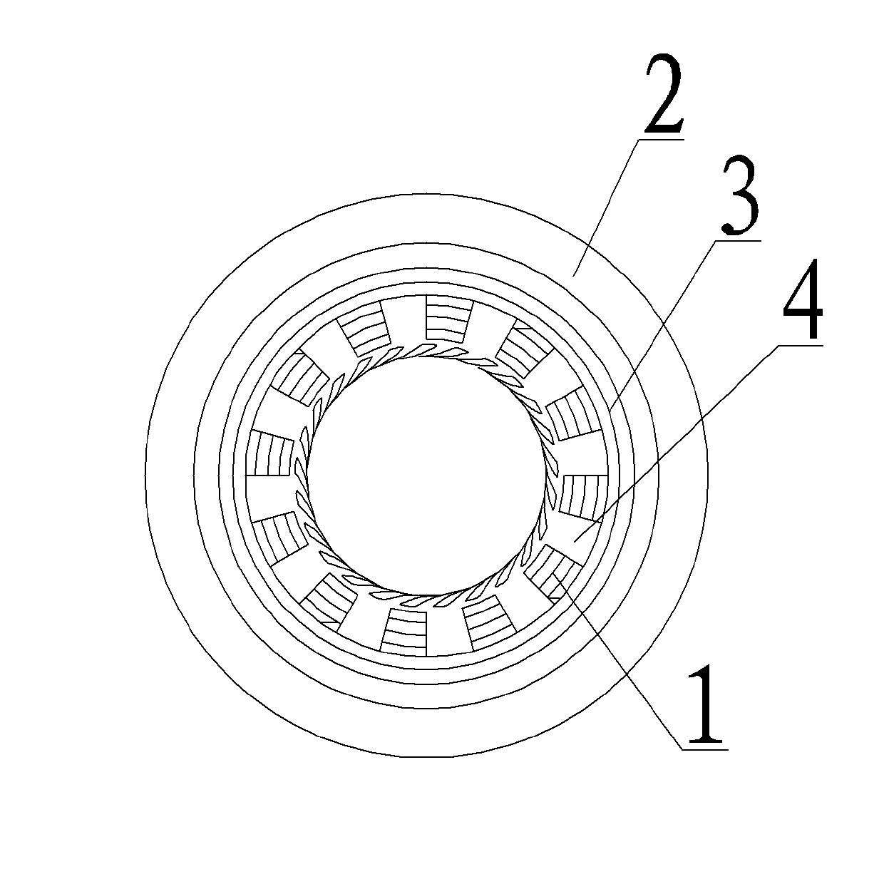 Crown spring cage tyep pin and jack component and jack thereof