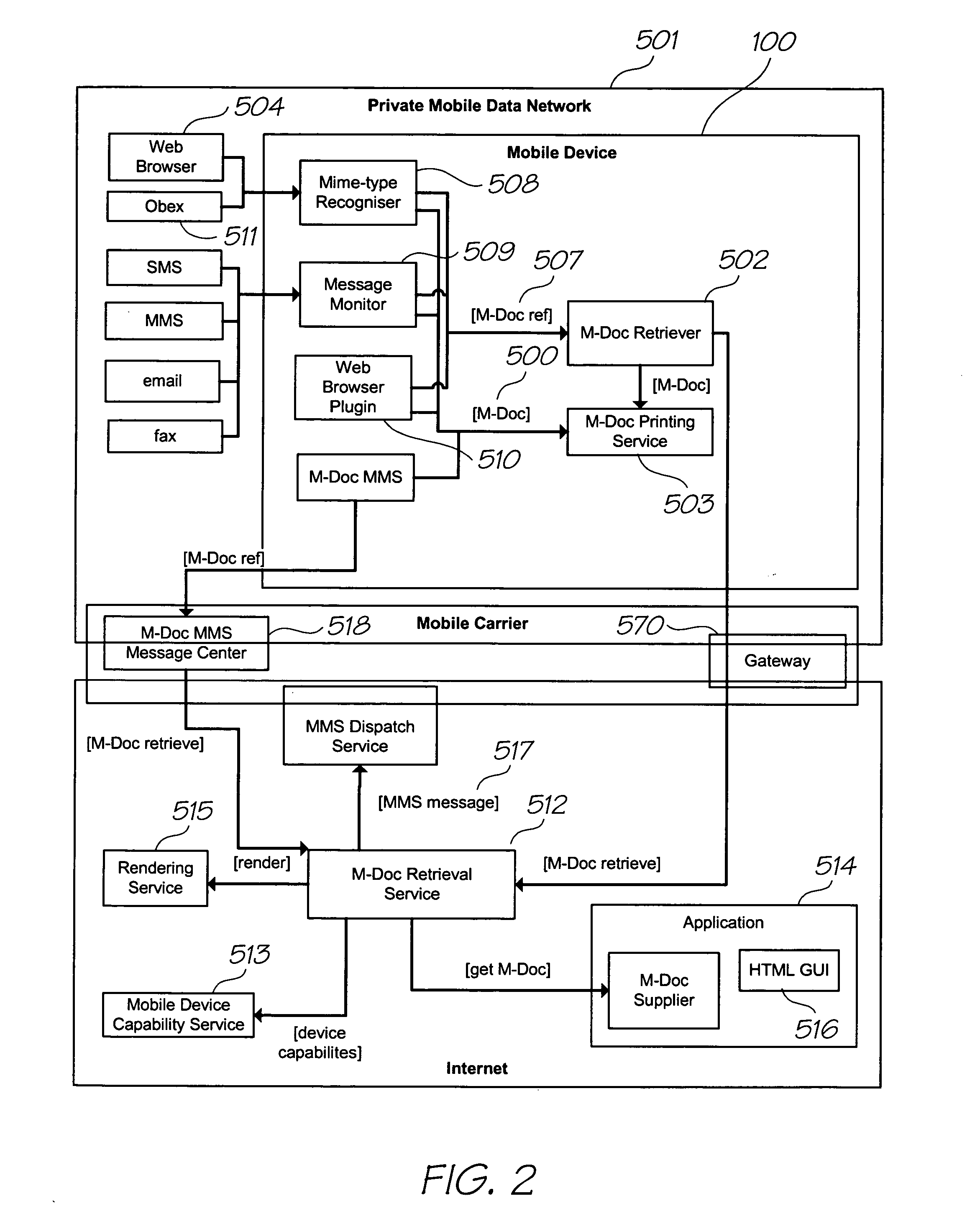 Printing educational material using a mobile device