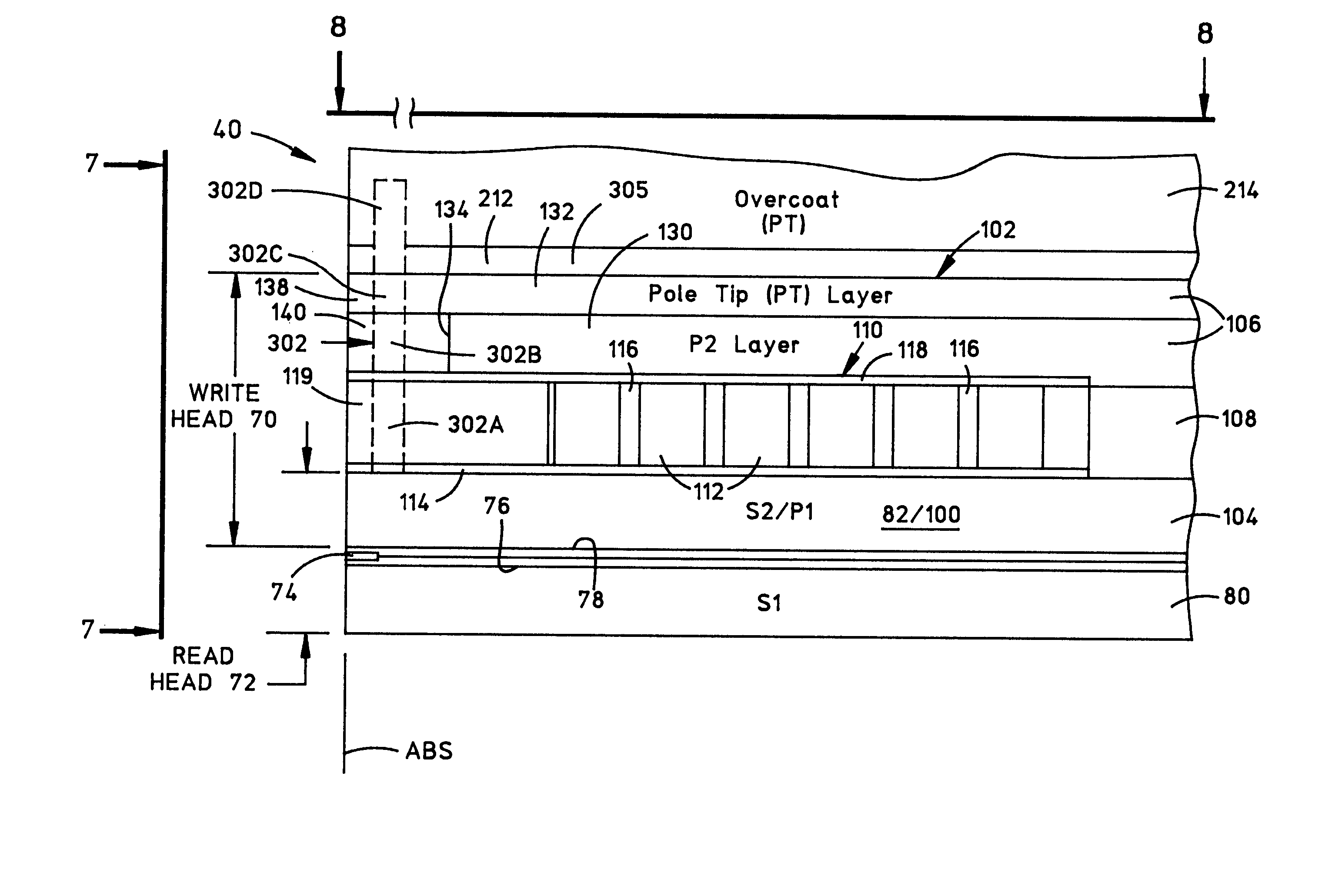 Perpendicular recording magnetic head with a write shield magnetically coupled to a first pole piece