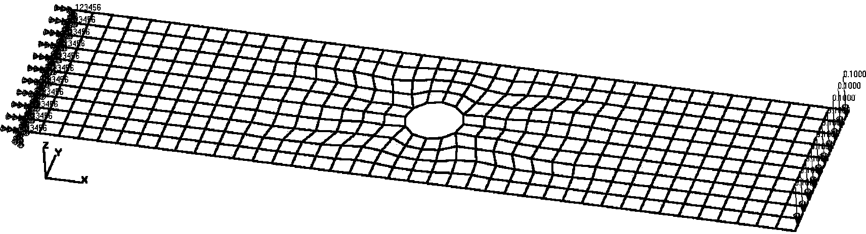 Global-Local detail finite element method based on force method