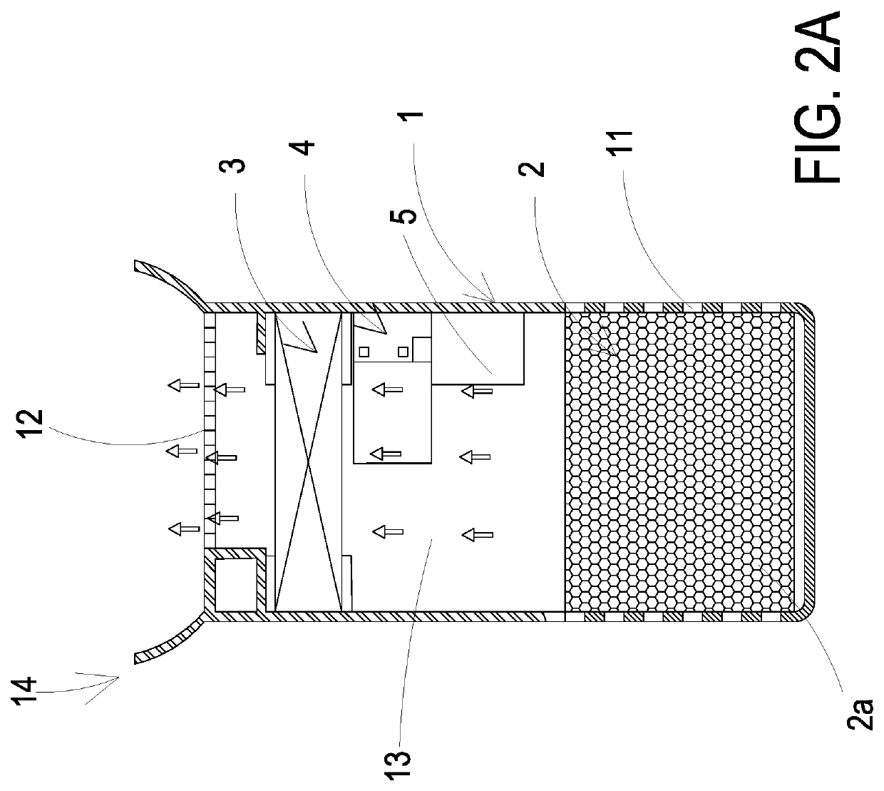 Gas purifying and processing method for exercise environment