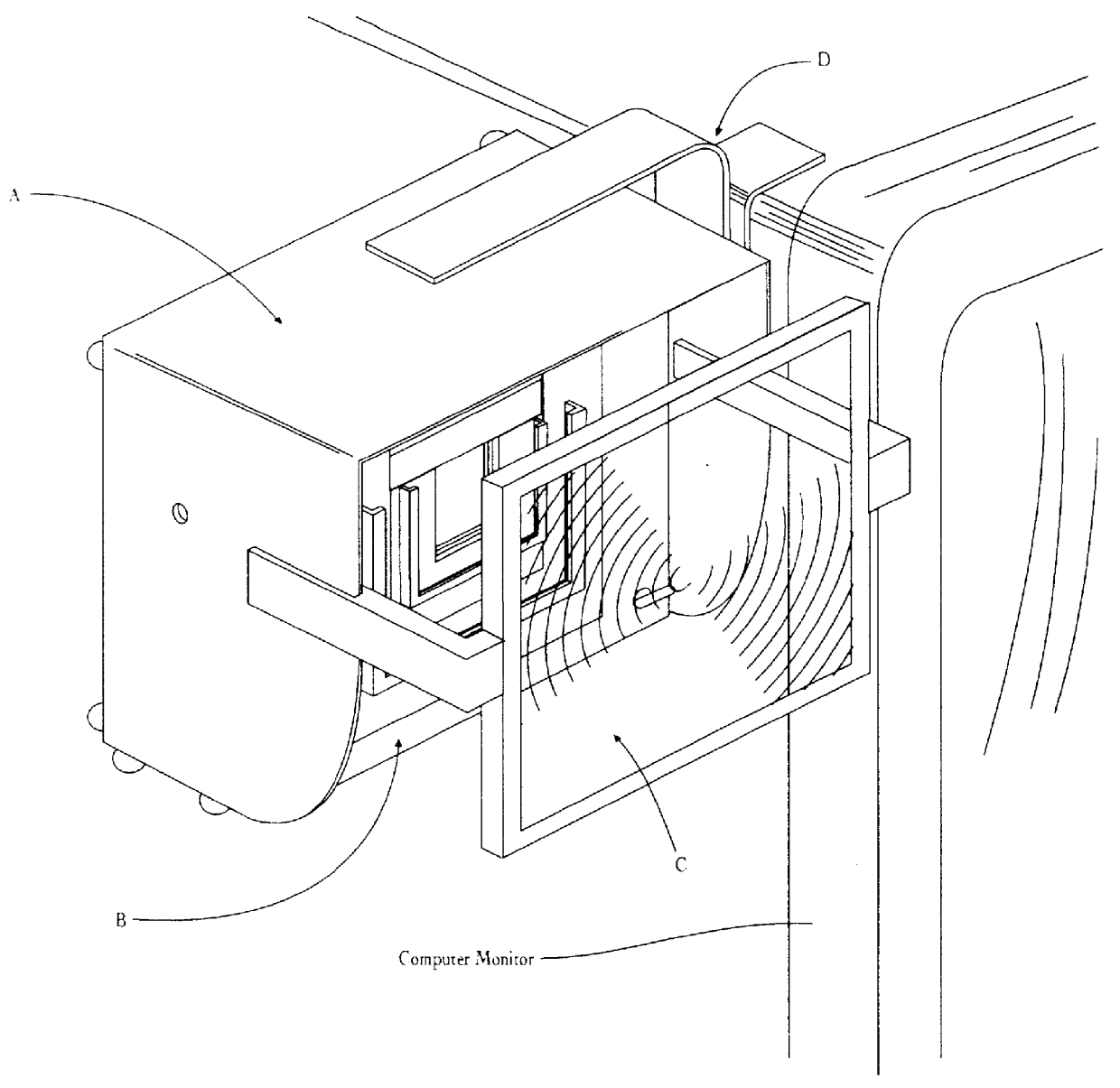 Light box apparatus for computer editing of photographs