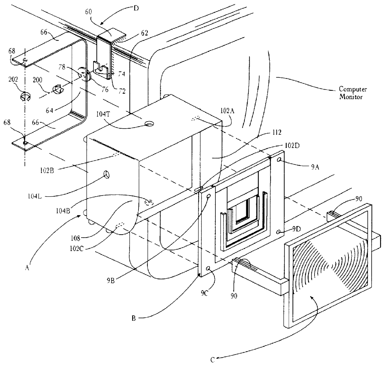 Light box apparatus for computer editing of photographs