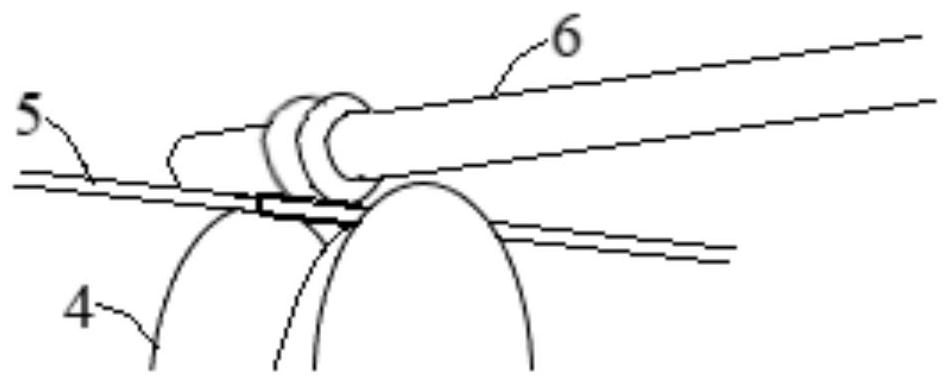 A horizontal transportation device used in underground comprehensive utility corridor