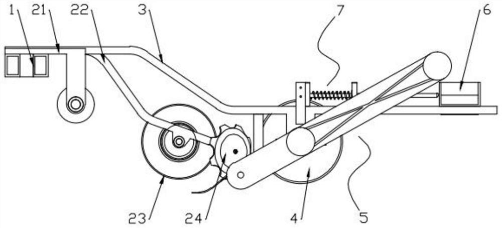 Film mulching machine for agricultural planting