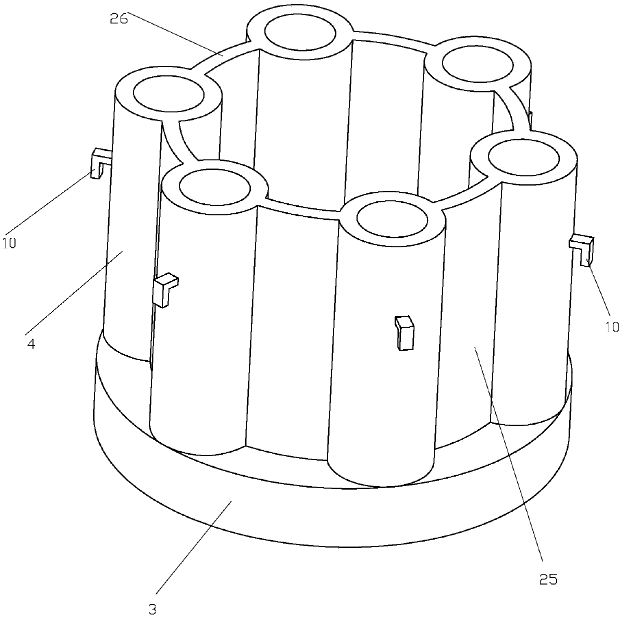 Mechanism for storing beverages on ATVs