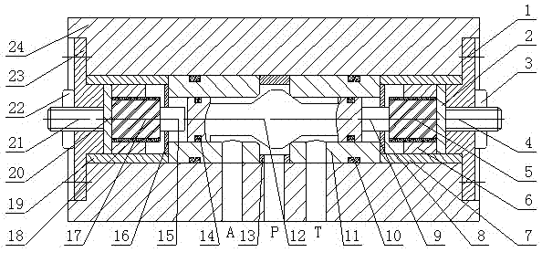 Water-base hydraulic electrostriction high speed switch valve