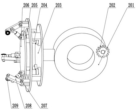 An automatic tire removal robot