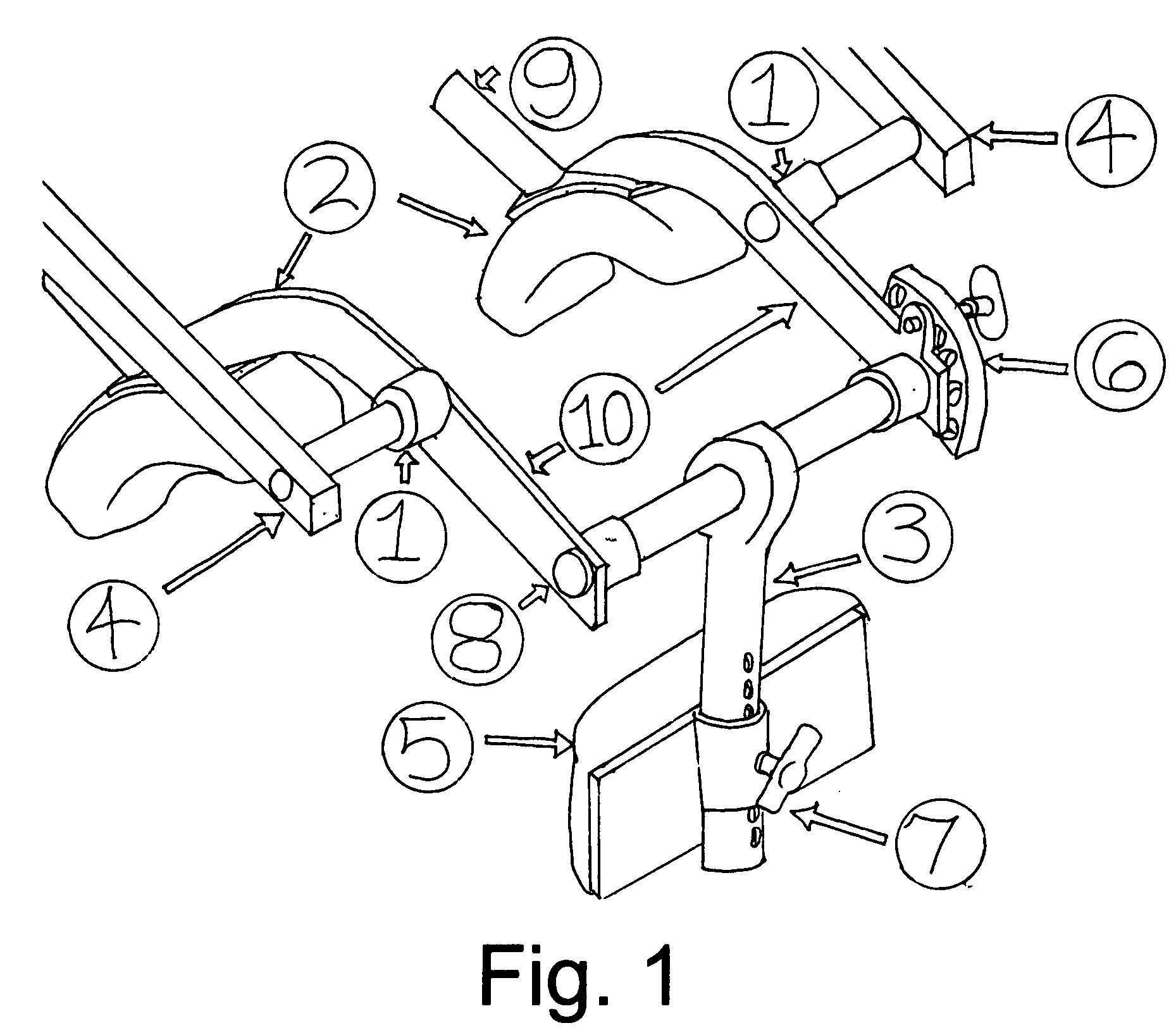 Apparatus to maintain spinal alignment during the squat exercise