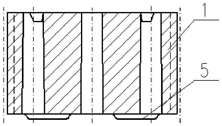 Lattice brick with 19 lattices and lattice hole diameter of 25 mm and stacking method