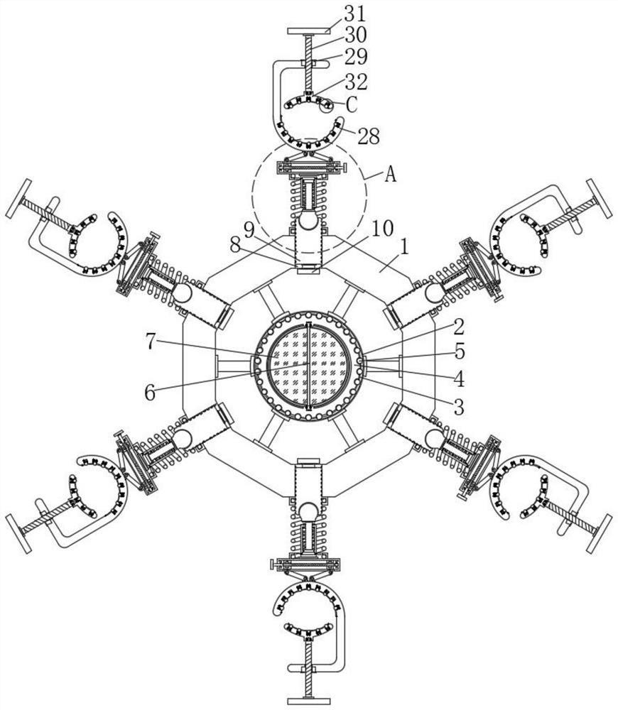 Cable anti-galloping device based on communication base station