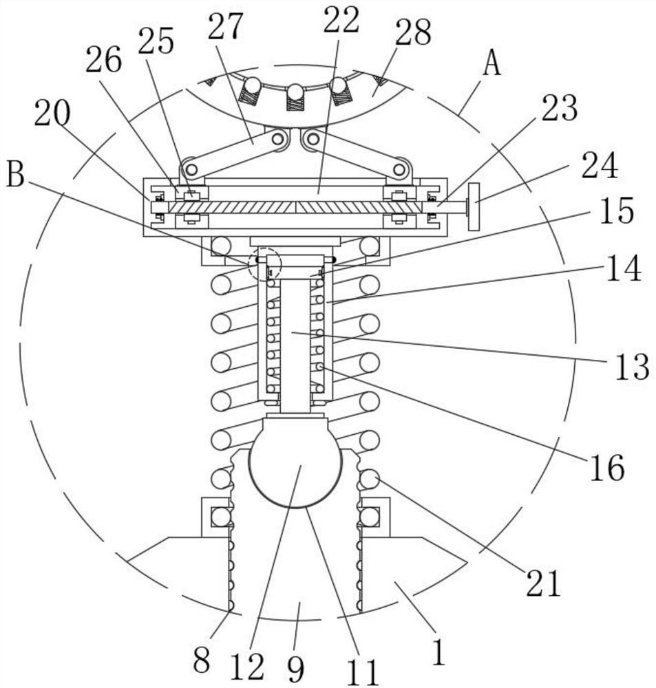 Cable anti-galloping device based on communication base station