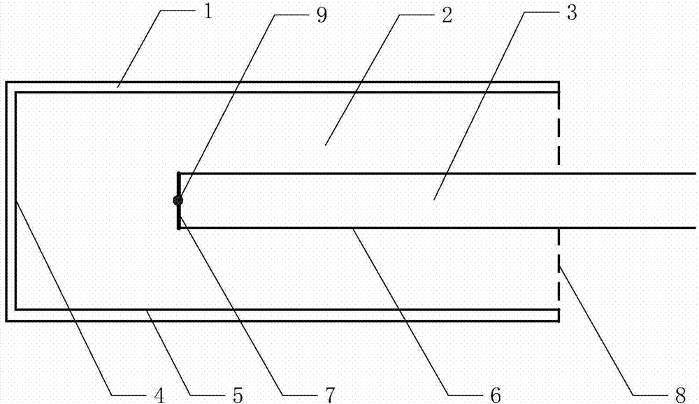 Absolute radiation heat flow meter calibration method