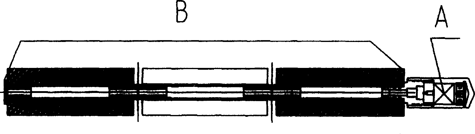 Throwing type fracturing equipment