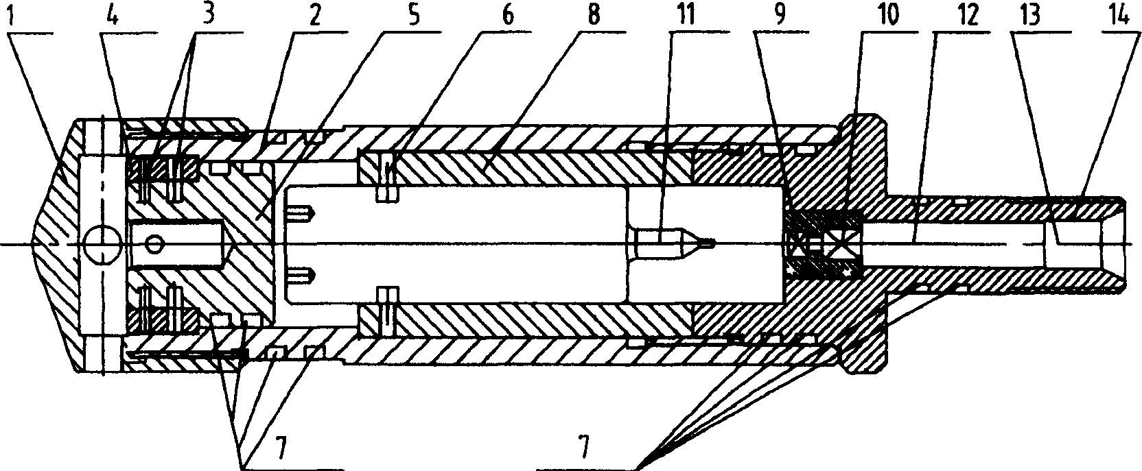 Throwing type fracturing equipment