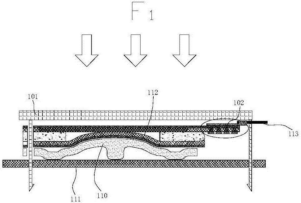 Human body pressure switch and vehicle seat