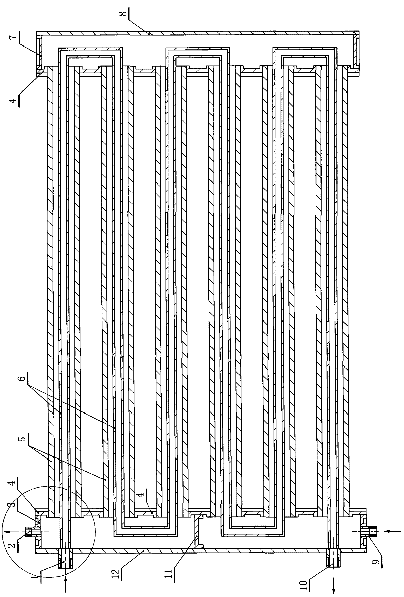 Header pressure heat exchanger