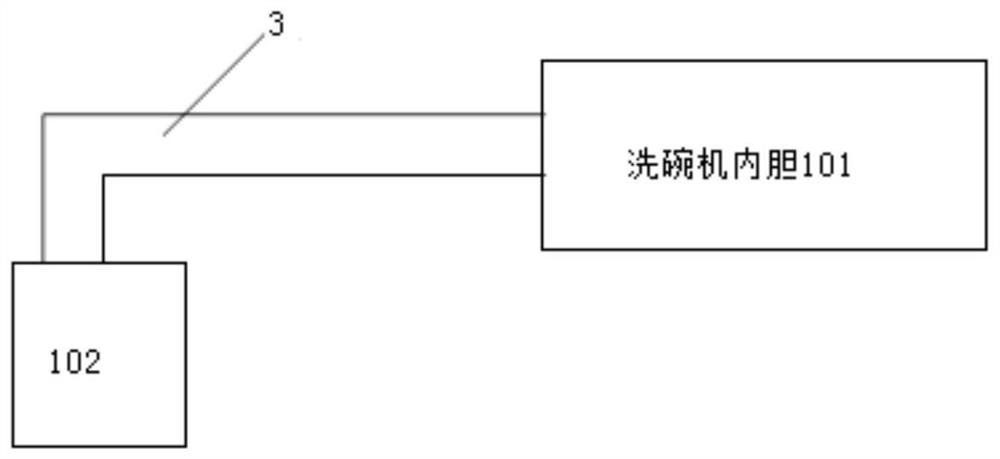 Superheated steam generating device and method for disinfection of dish-washing machine and dish-washing machine