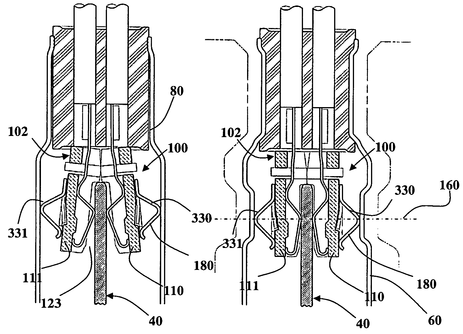 High temperature connector