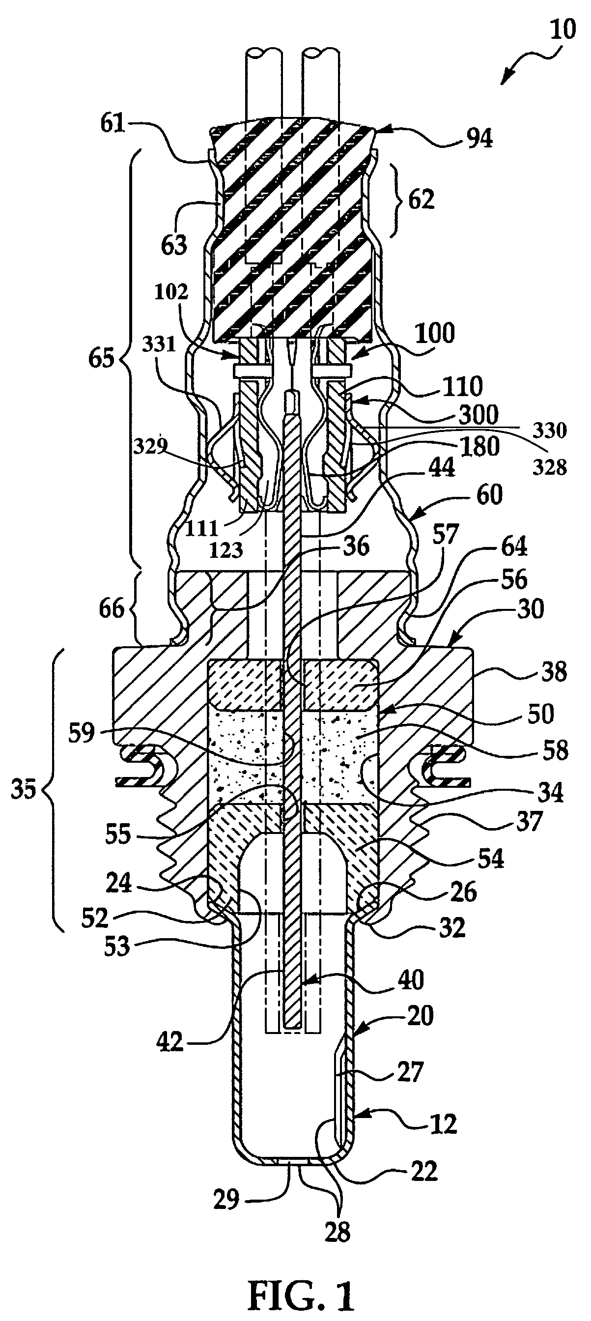 High temperature connector