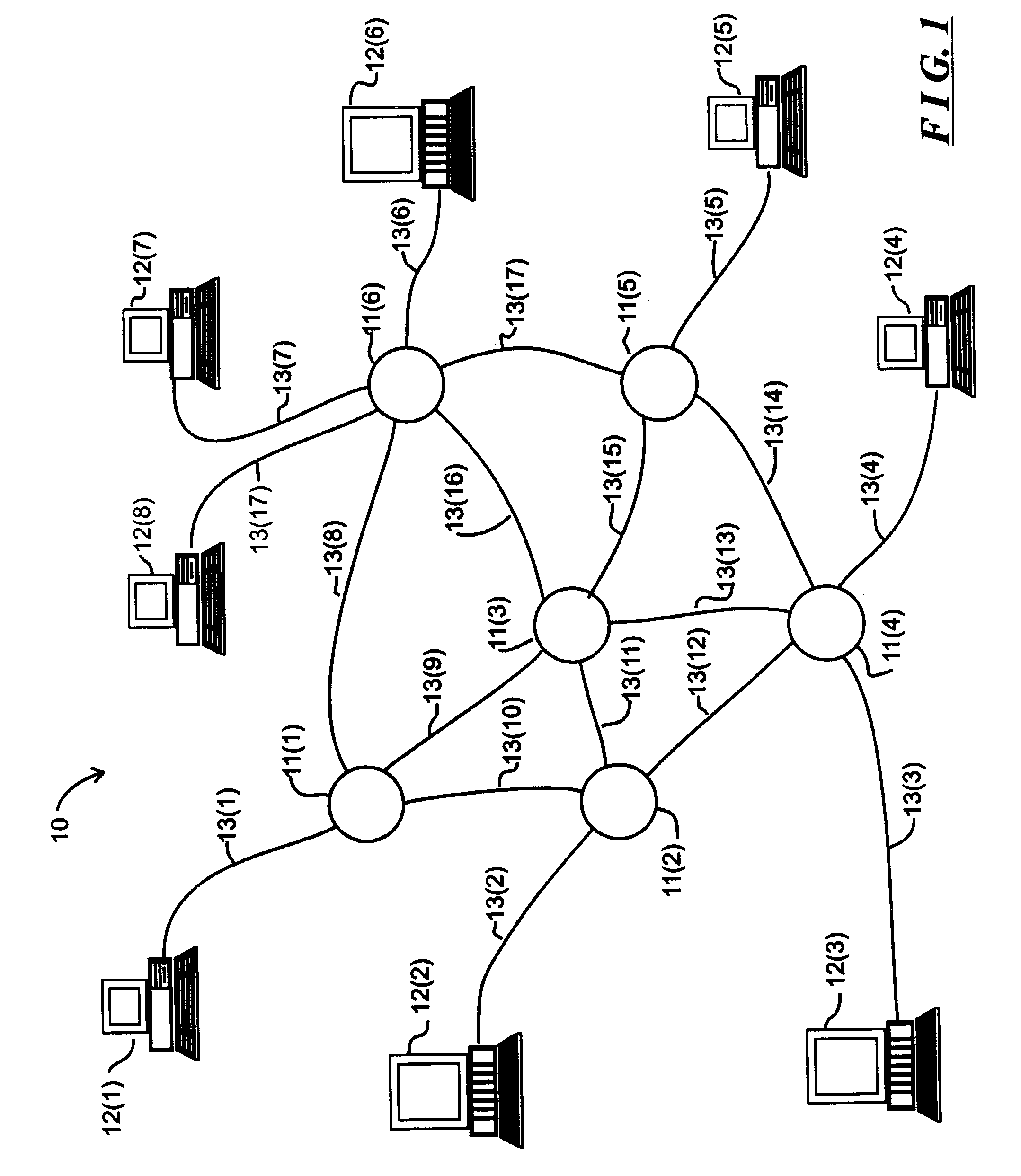 System and method for regulating message flow in a digital data network