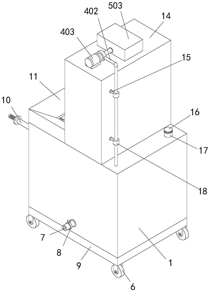 Pervious concrete detection device and detection method