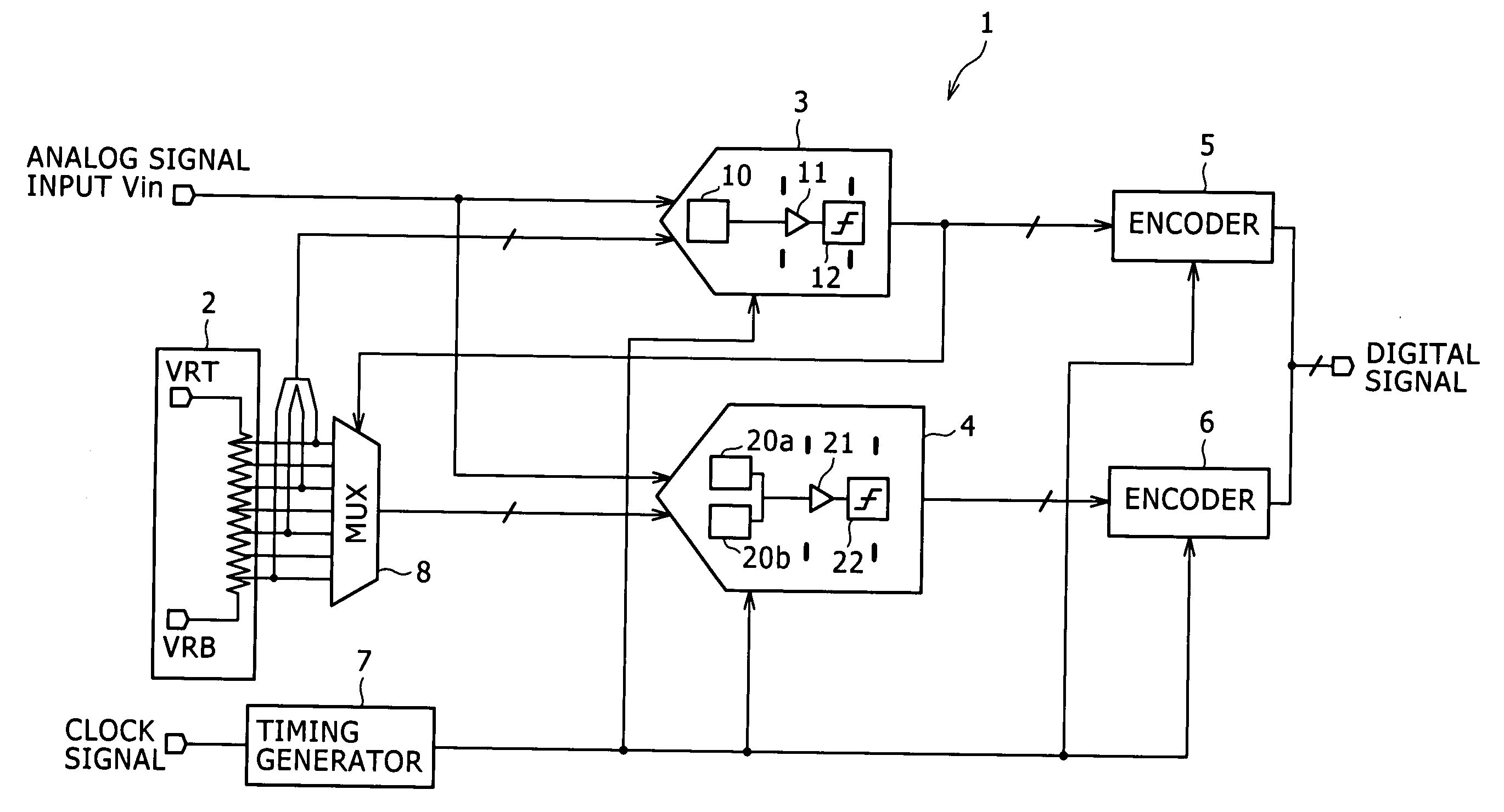 Serial-parallel type analog-to-digital converter and analog-to-digital conversion method