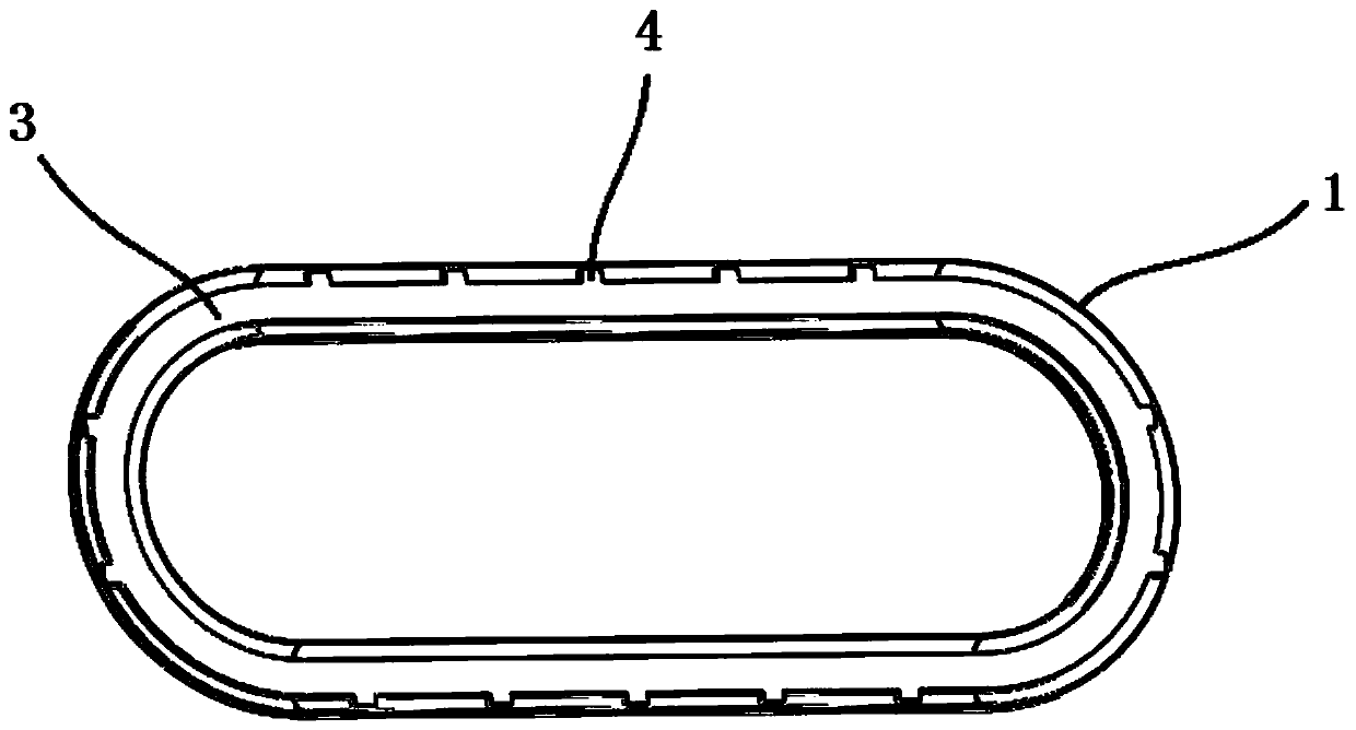 Reversing rear-view auxiliary device based on 3D ranging and using method thereof