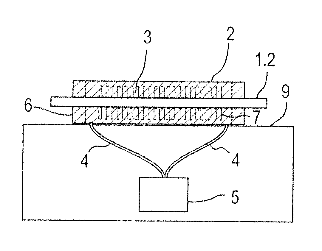 Method to produce a scintillator-photosensor sandwich, scintillator-photosensor sandwich, and radiation detector