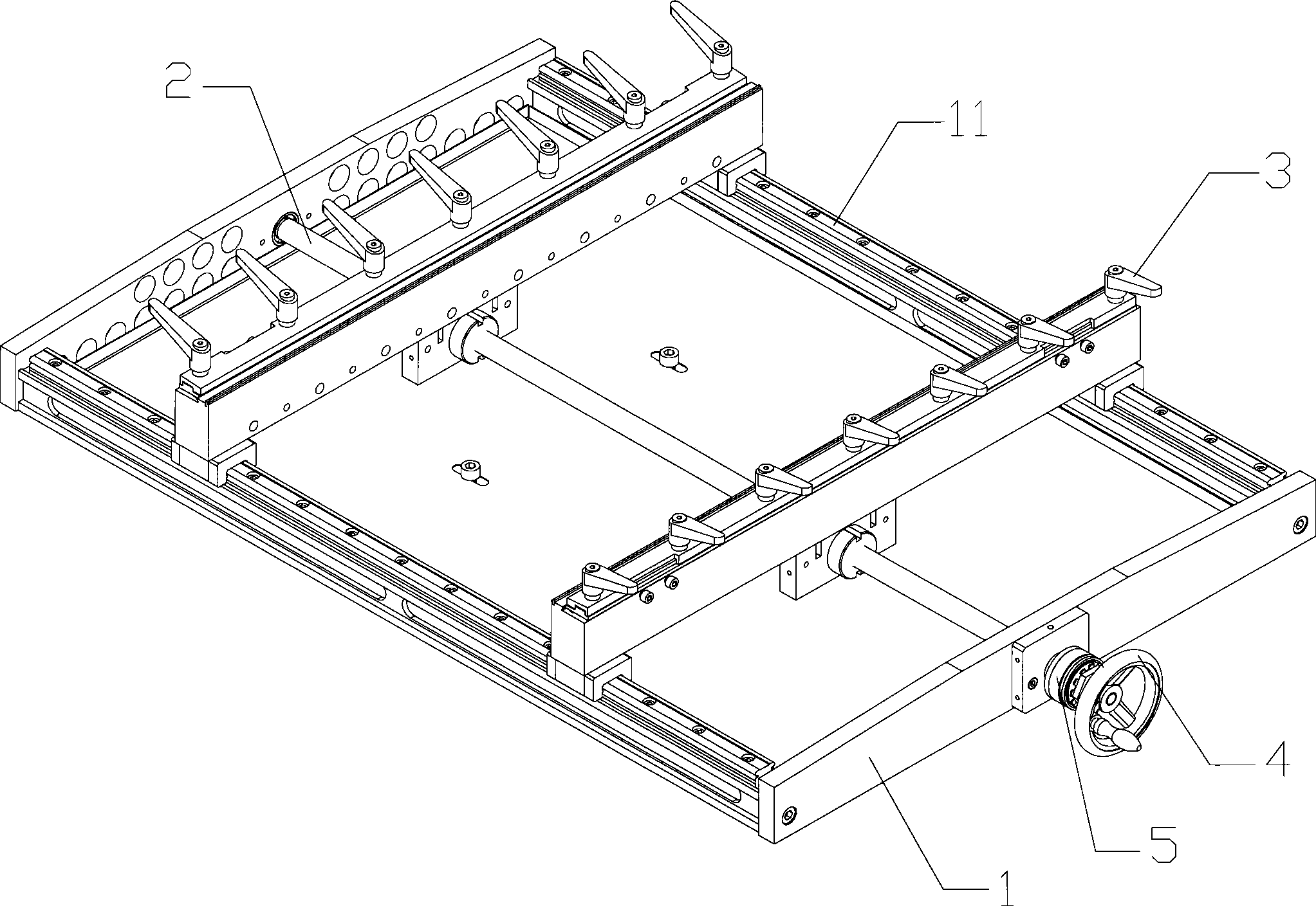 Tension bracing mechanism and tension bracing method thereof of template clamp tool