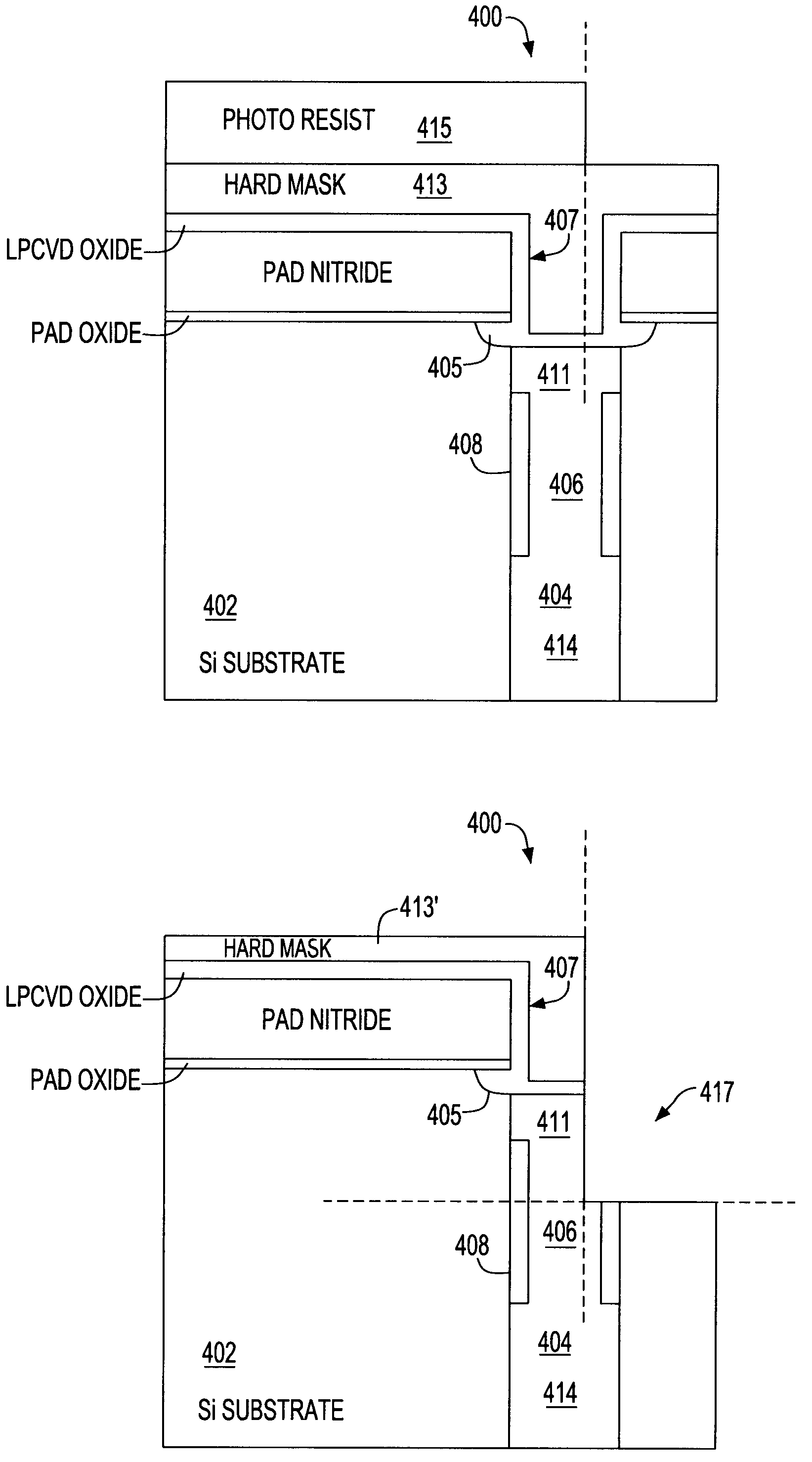 Self-aligned, silicided, trench-based, DRAM/EDRAM processes with improved retention