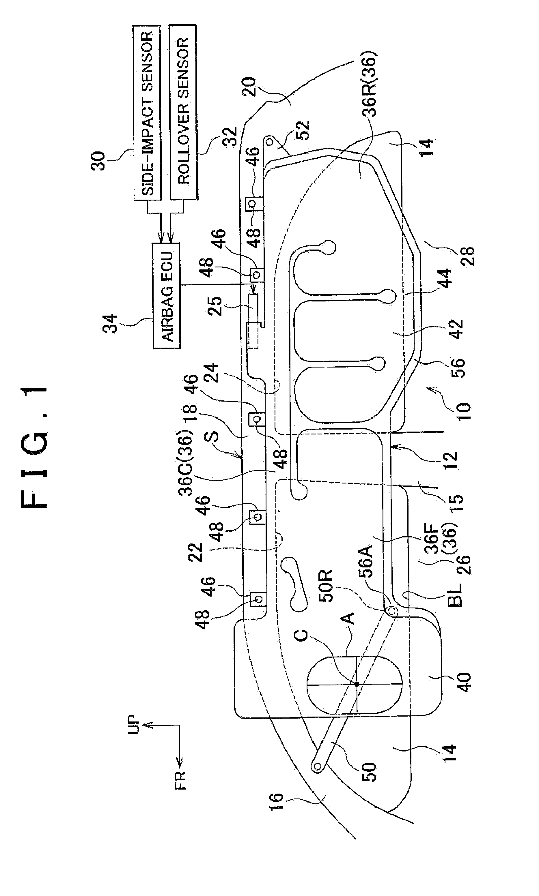 Curtain airbag system