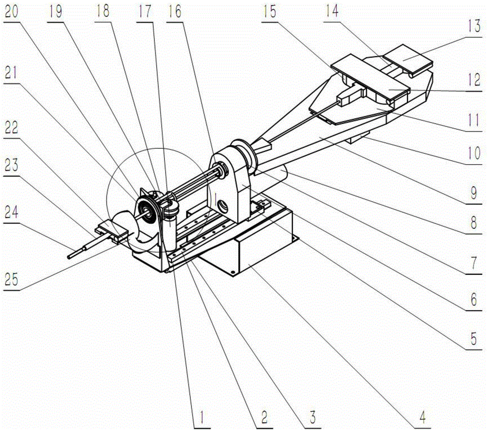 Conveying operation device for intervention catheter