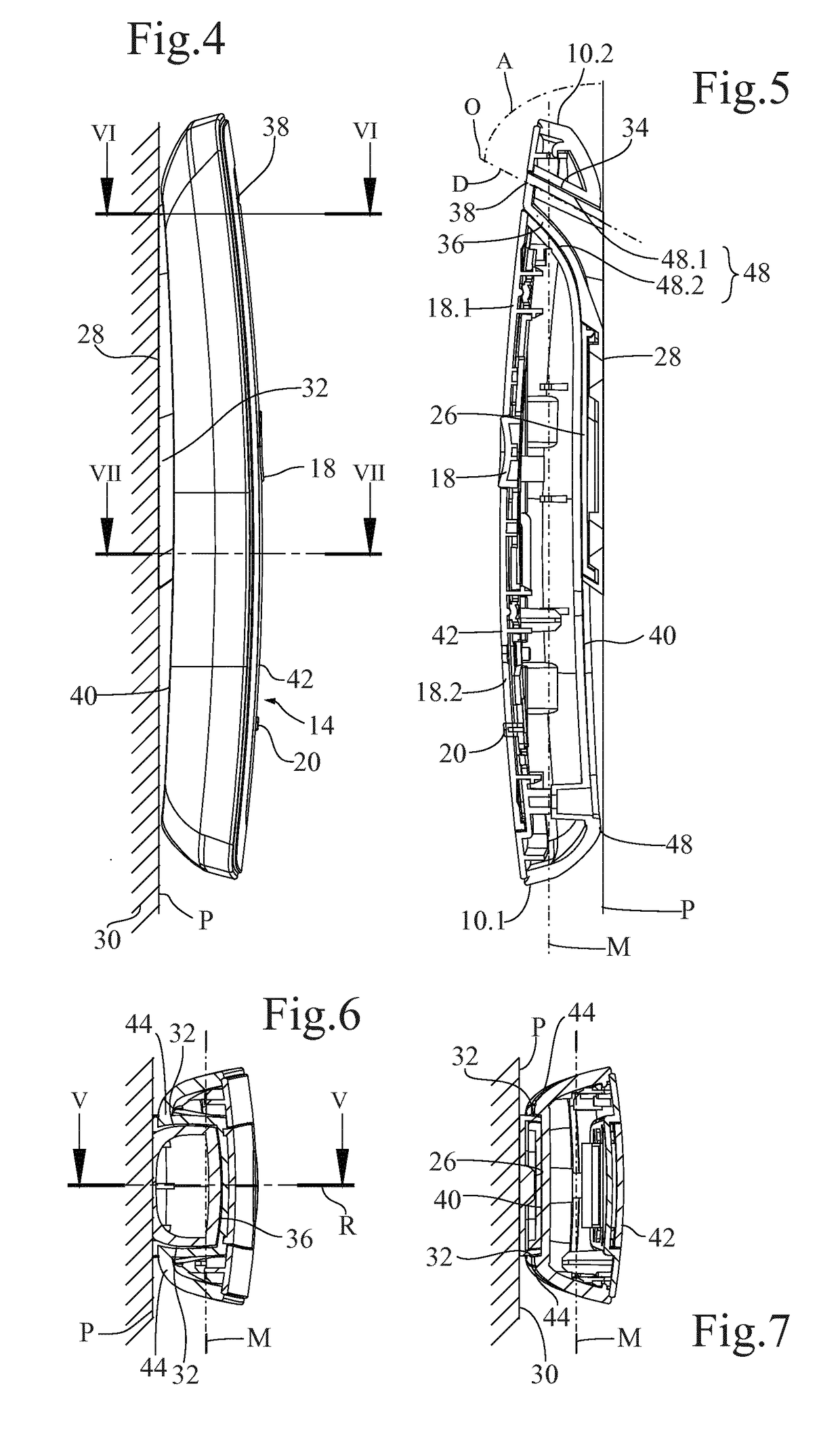 Remote-control device comprising a portable remote control and a wall mounting