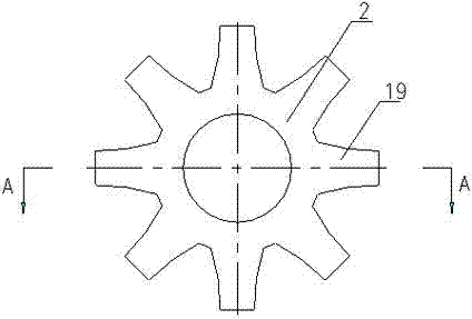 Transfer pump of high viscosity fluid