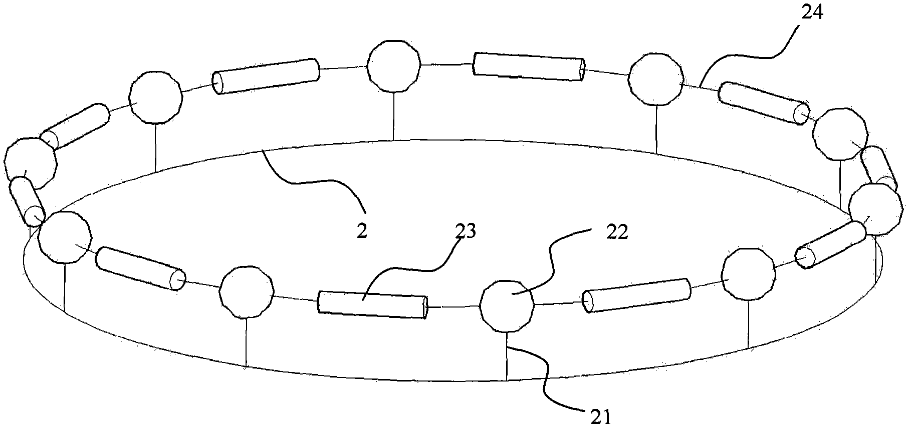 Method and special device for enclosure culture of fishes