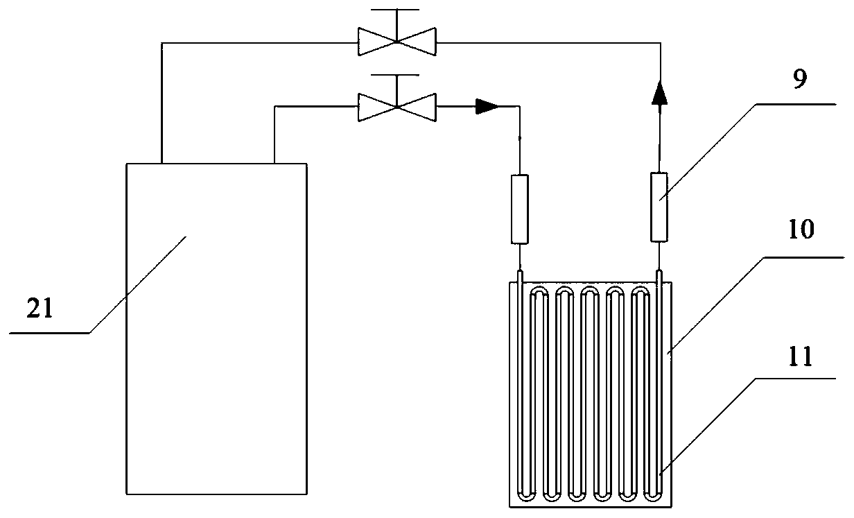 Portable laser heat dissipation device