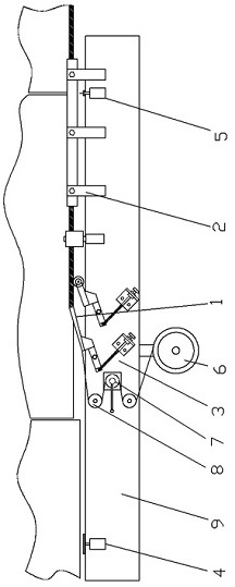 Device for edge sealing of gypsum plaster board