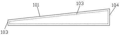 Device for edge sealing of gypsum plaster board